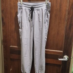Gray Jogger Scrub Pants